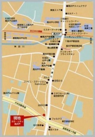 ガラ・シティ高井戸3階 案内図