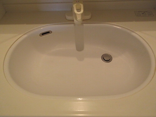 ライオンズステーションタワー松戸9階 洗面台　※前回募集時／2024年2月の写真