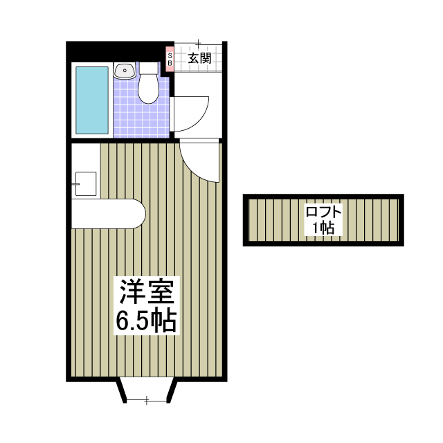 ベルピア常盤平第11-3102号室 間取
