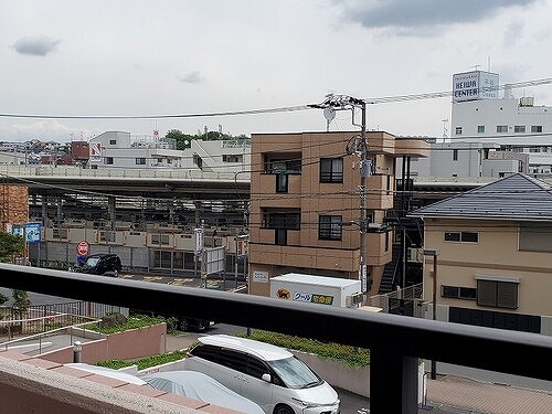 菊名レジデンシアプラザ2階 バルコニーからの眺望　※2024年6月撮影