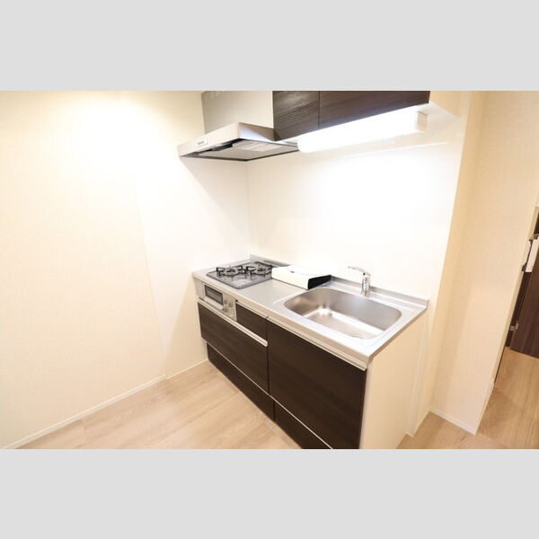 ピュアハイム大倉山106号室 キッチン　2口コンログリル付