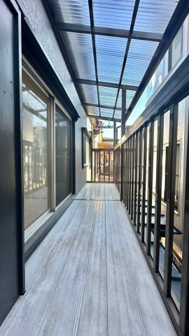 古民家カフェ風　リノベ戸建て　クラップ瑞江 バルコニー