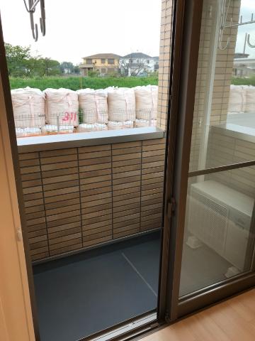 サニーコート101号室 ベランダ