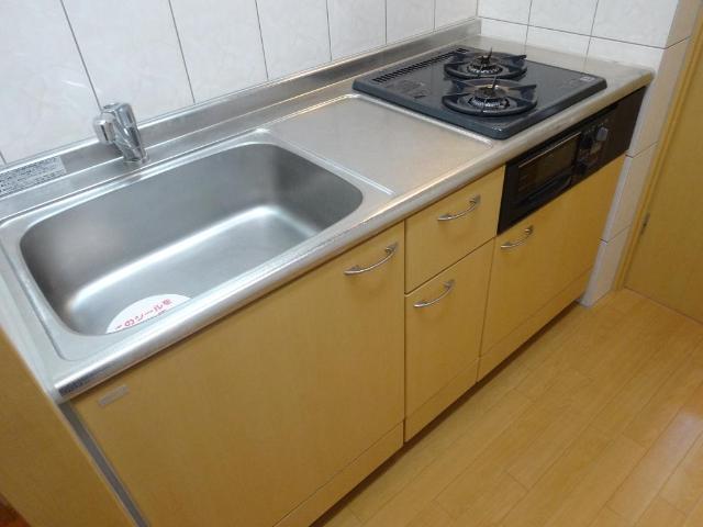 グリーンモール システムキッチン（２口・グリル）