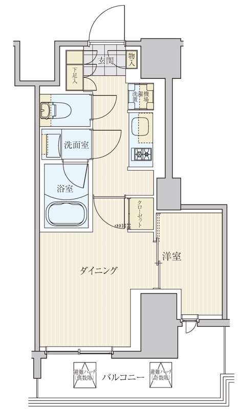 リビオメゾン南砂町 211号室 間取り