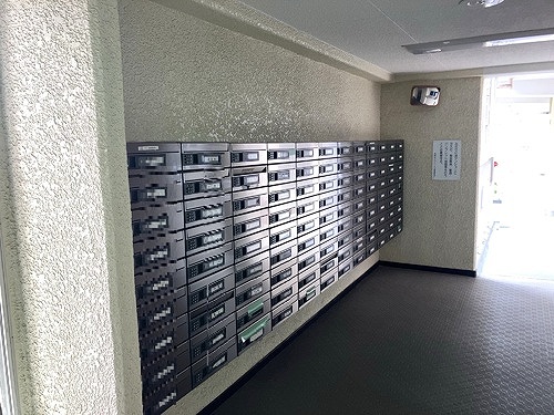 北越谷スカイハイツ2階 集合郵便受け　※2026年04月の写真
