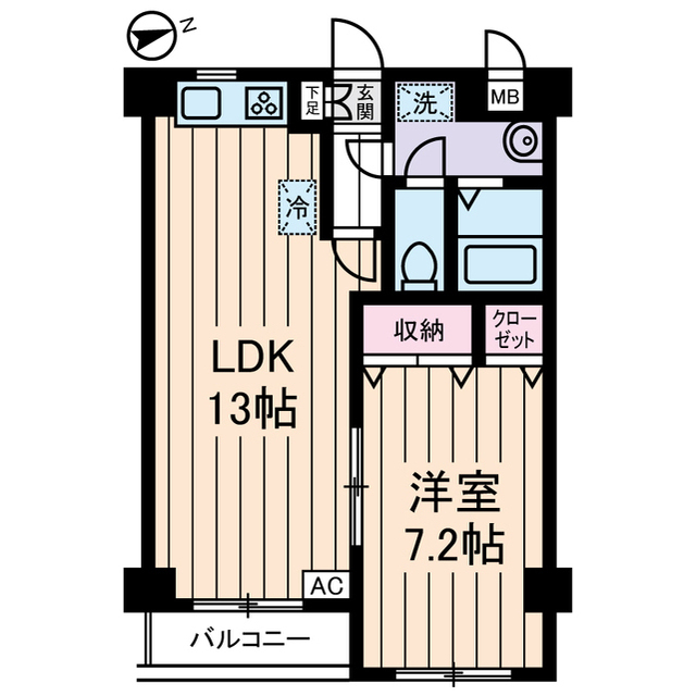 ルミエール葛西0503号室 間取