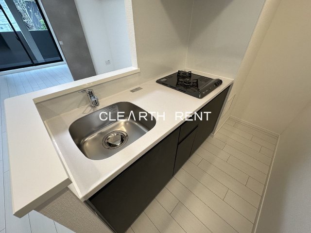 ＧＲＡＮ ＰＡＳＥＯ三宿1階 ガス２口システムキッチン