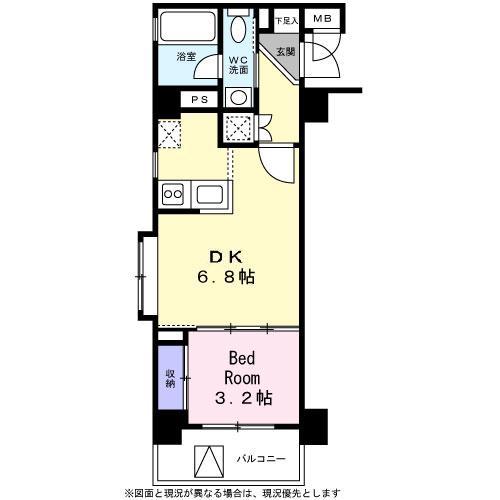 ＣＫ西船橋0205号室 間取り図