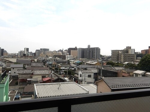 レクセルマンション川越大手町5階 バルコニーからの眺望　※2025年6月撮影