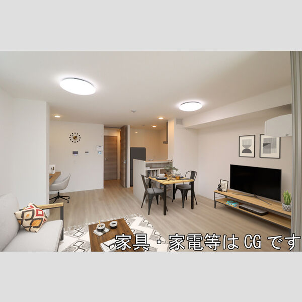 レーヴェ前原町 LDK(バーチャルステージング)