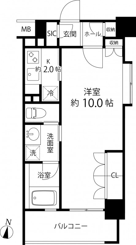 リリエンベルグ目白壱番館2階 間取