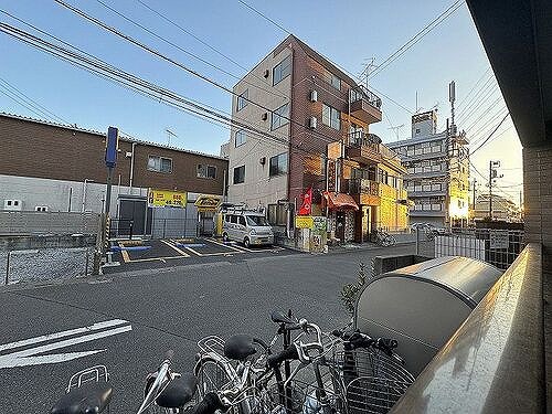 コンフォールハイム1階 バルコニーからの眺望　※前回募集時2024年1月撮影