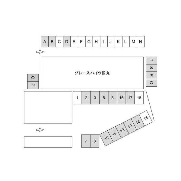 グレースハイツ松丸 駐車場