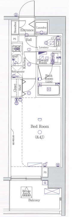 グラントゥルース大山西町301号室 間取