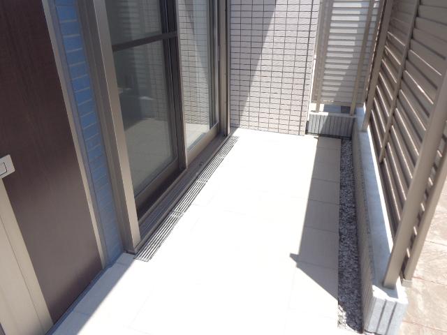 アンソレイユ102号室 ベランダ