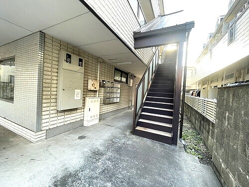 和光ハイツ3階 外階段　※前回募集時2023年2月撮影