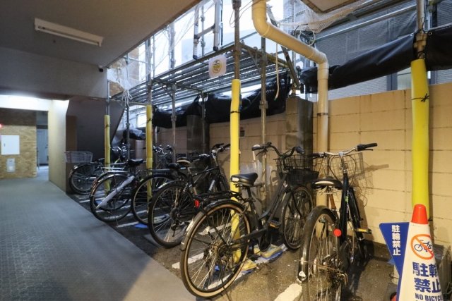 ライオンズマンション立石3階 駐輪場