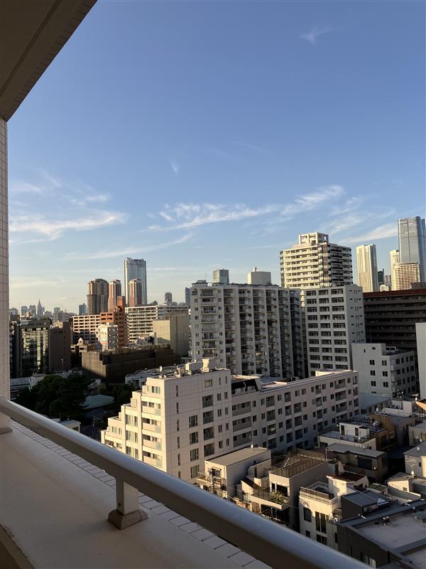 プラウドフラット白金高輪1201号室 バルコニーからの眺望