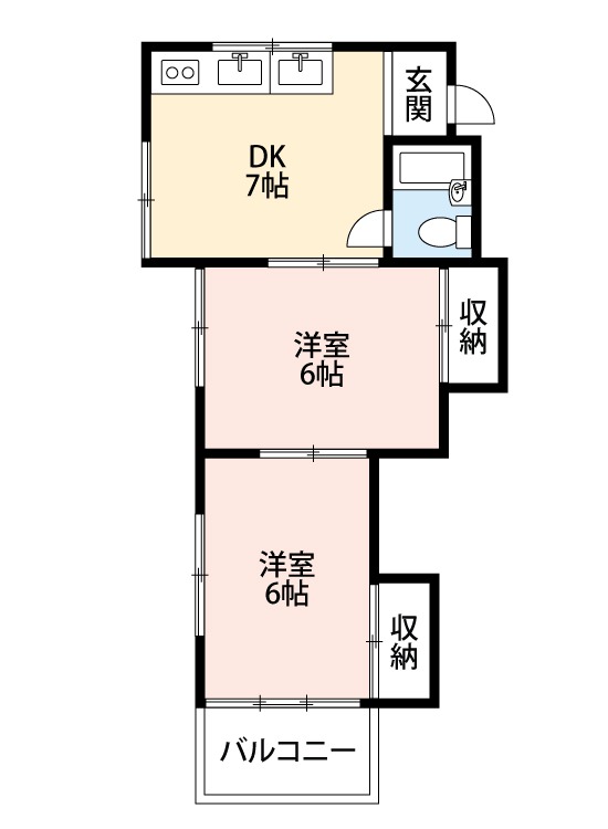 サンコーポアライ1階 間取