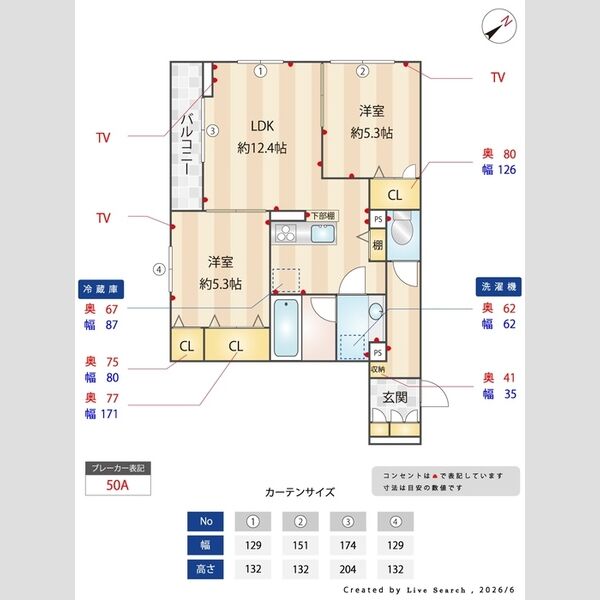 シャルムコート303号室 部屋その他