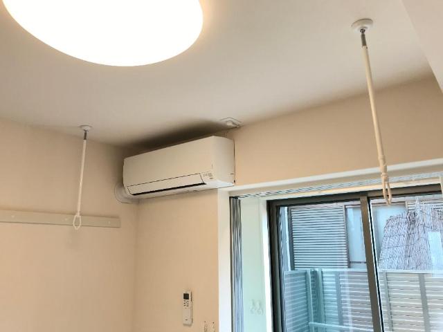 グランルミエール101号室 室内物干し（イメージ）
