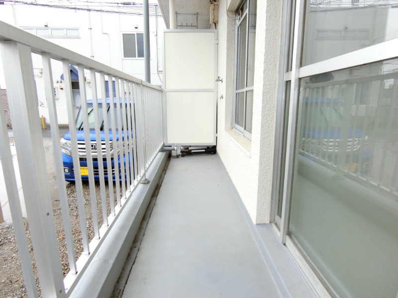 シティハイム船橋 広いバルコニー