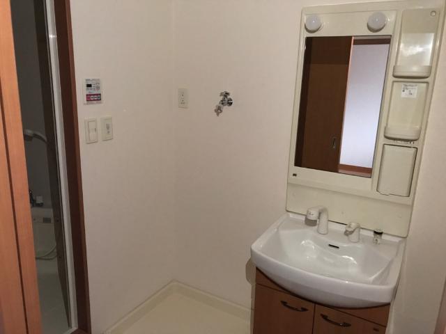 コンフォースさくら203号室 脱衣所