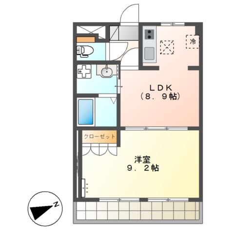 プレイス103号室 間取