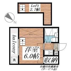 twinBB202号室 間取