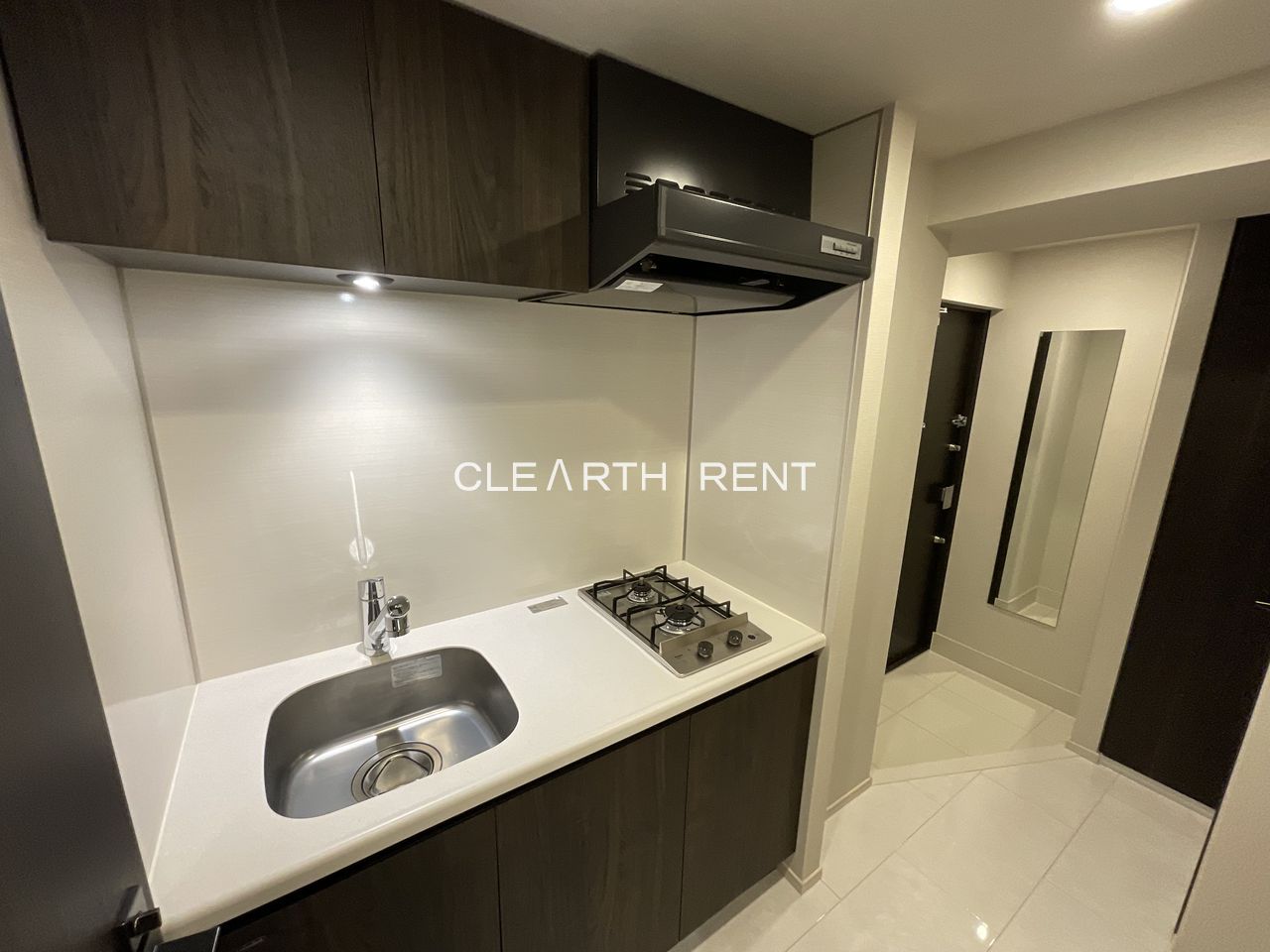 コンシェリア池袋 ＴＨＥ ＲＥＳＩＤＥＮＣＥ ＷＥＳＴ 2口ガスシステムキッチン