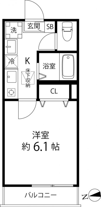 T’s Cuore椎名町1階 間取