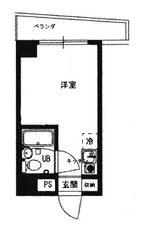 ハイツベルグ武蔵4階 間取