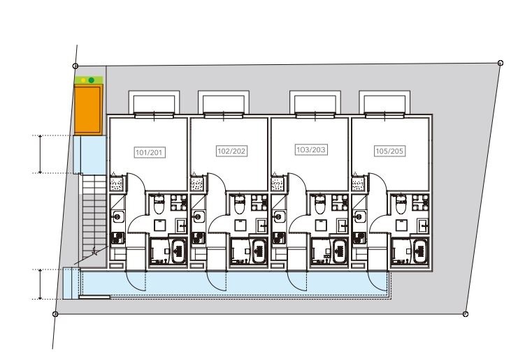 シャンティ八柱2階 部屋その他