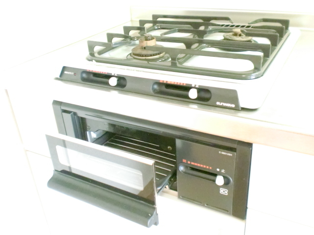 松山堂錦ビル0602号室 ガスコンロ