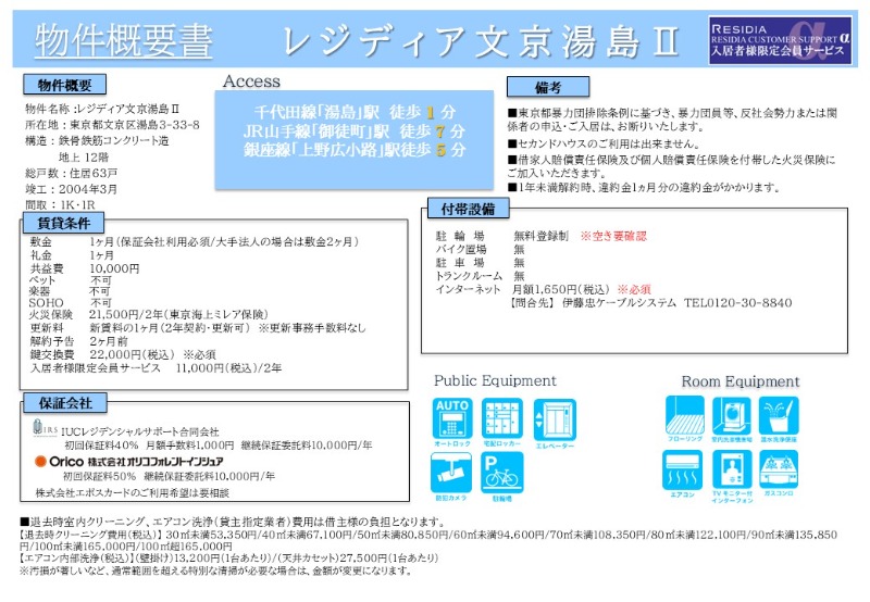 レジディア文京湯島Ⅱ12階 部屋その他