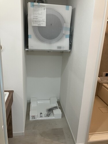 コースタル金杉 室内洗濯機置場　※2026年3月撮影の写真