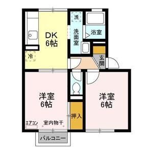 ジョイ・フィールド105号室 間取