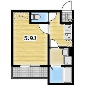 アンビシオン新田203号室 間取