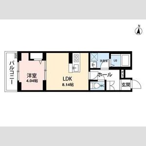 リーブルファイン大袋駅前302号室 間取