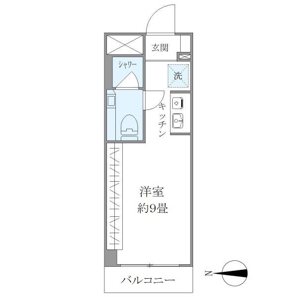 ＩＳＭ平塚4階 間取