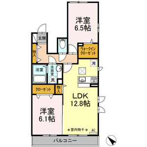 レジデンス永田101号室 間取