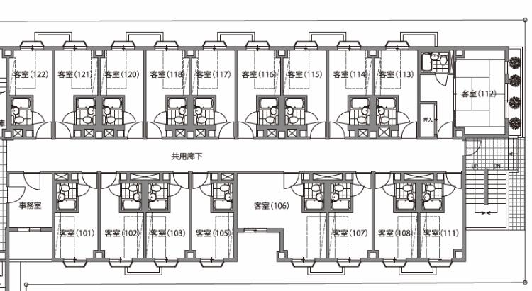 THE VALUE SHARED HOTEL TAKENOTSUKA1階 その他