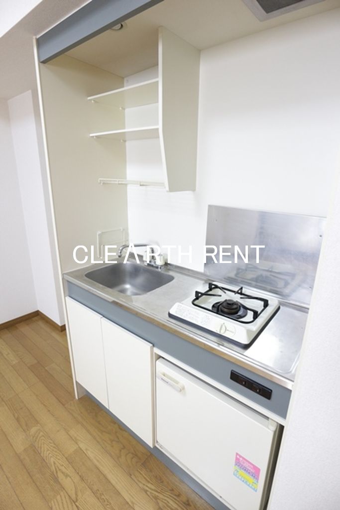 クオーレ目白台5階 冷蔵庫付/1口ガスキッチン