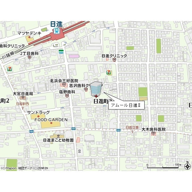 アムール 日進106号室 外観