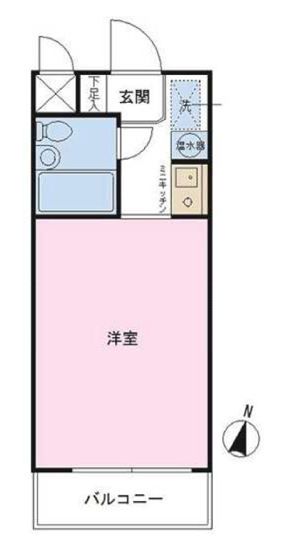 日神パレステージ白楽第24階 間取