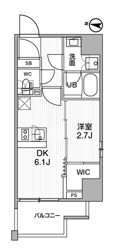 SYFORME木場Ⅱ9階 間取り図