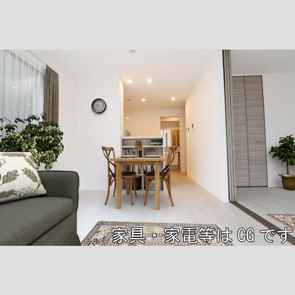 D Paina 小机町101号室 LDK(家具・家電等はCGです)