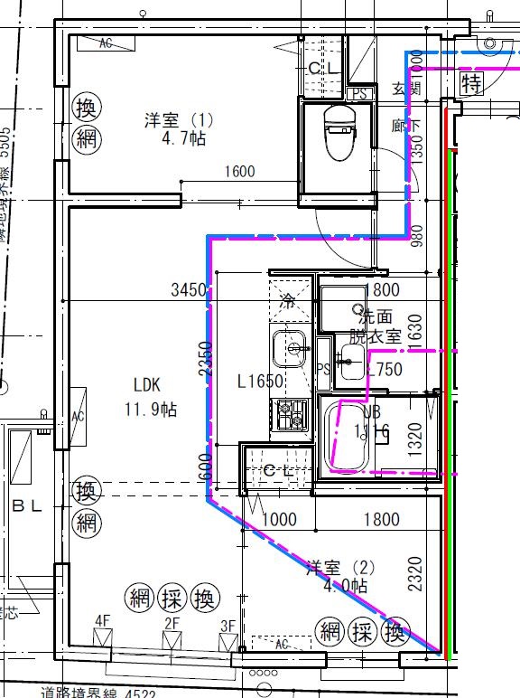 エルファーロ大岡山Ⅱ0203号室 間取