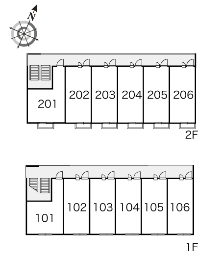 レオパレスホカリズ登戸106号室 部屋その他